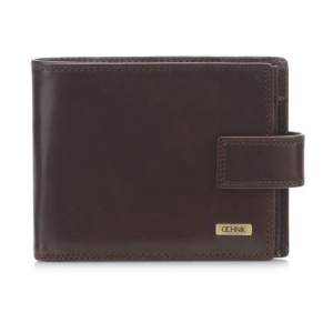 Skórzany portfel męski OCHNIK PL-188/49 widok z przodu Men’s leather wallet OCHNIK PL-188/49 front view